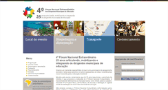 Desktop Screenshot of 4forum.undime.org.br